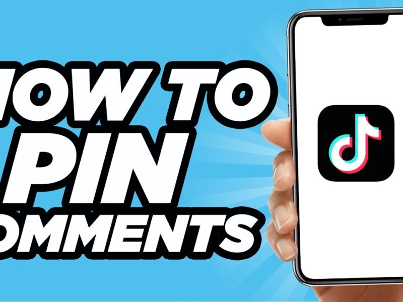 pin a comment on tiktok